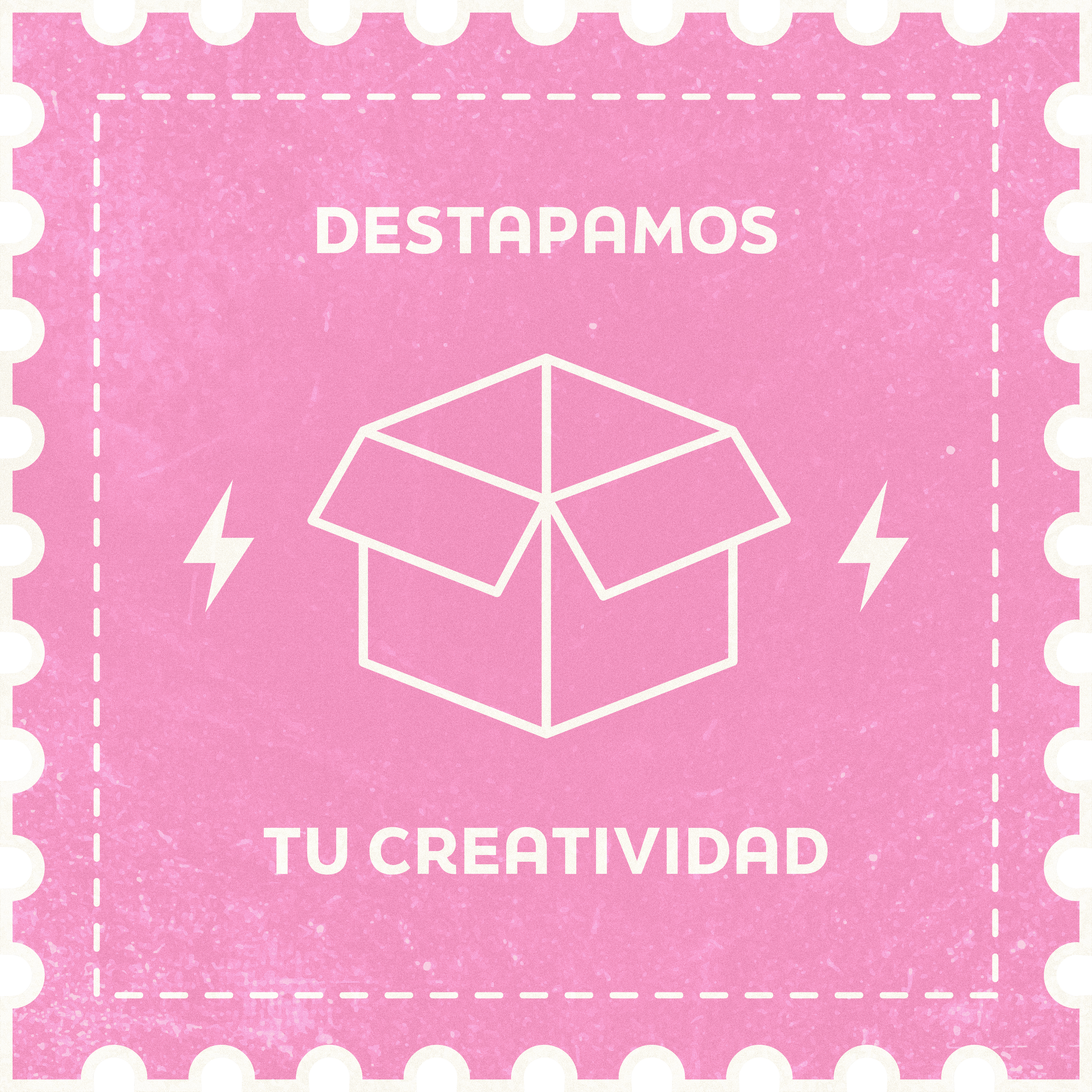 estampilla destapamos tu creatividad