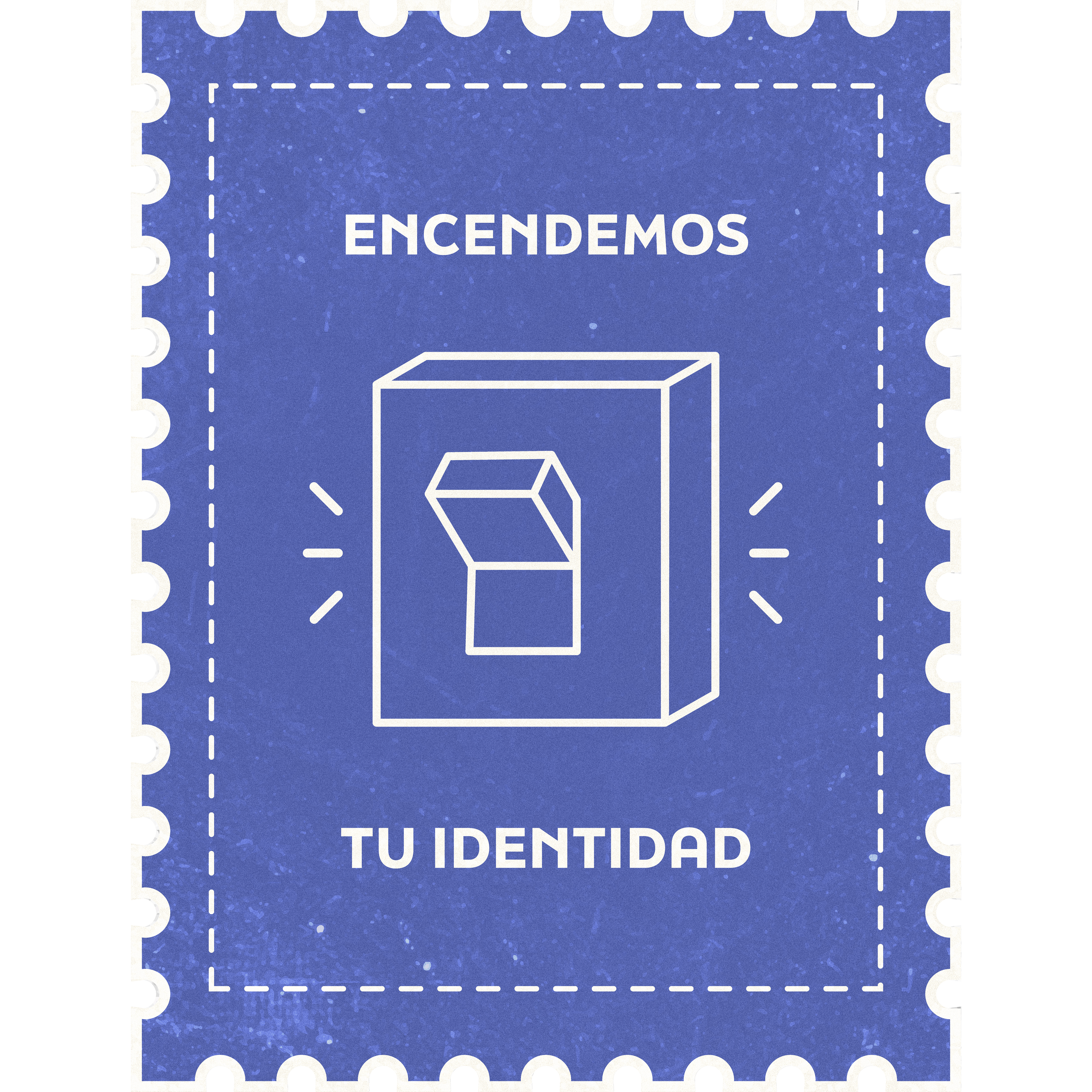 estampilla encendemos tu identidad
