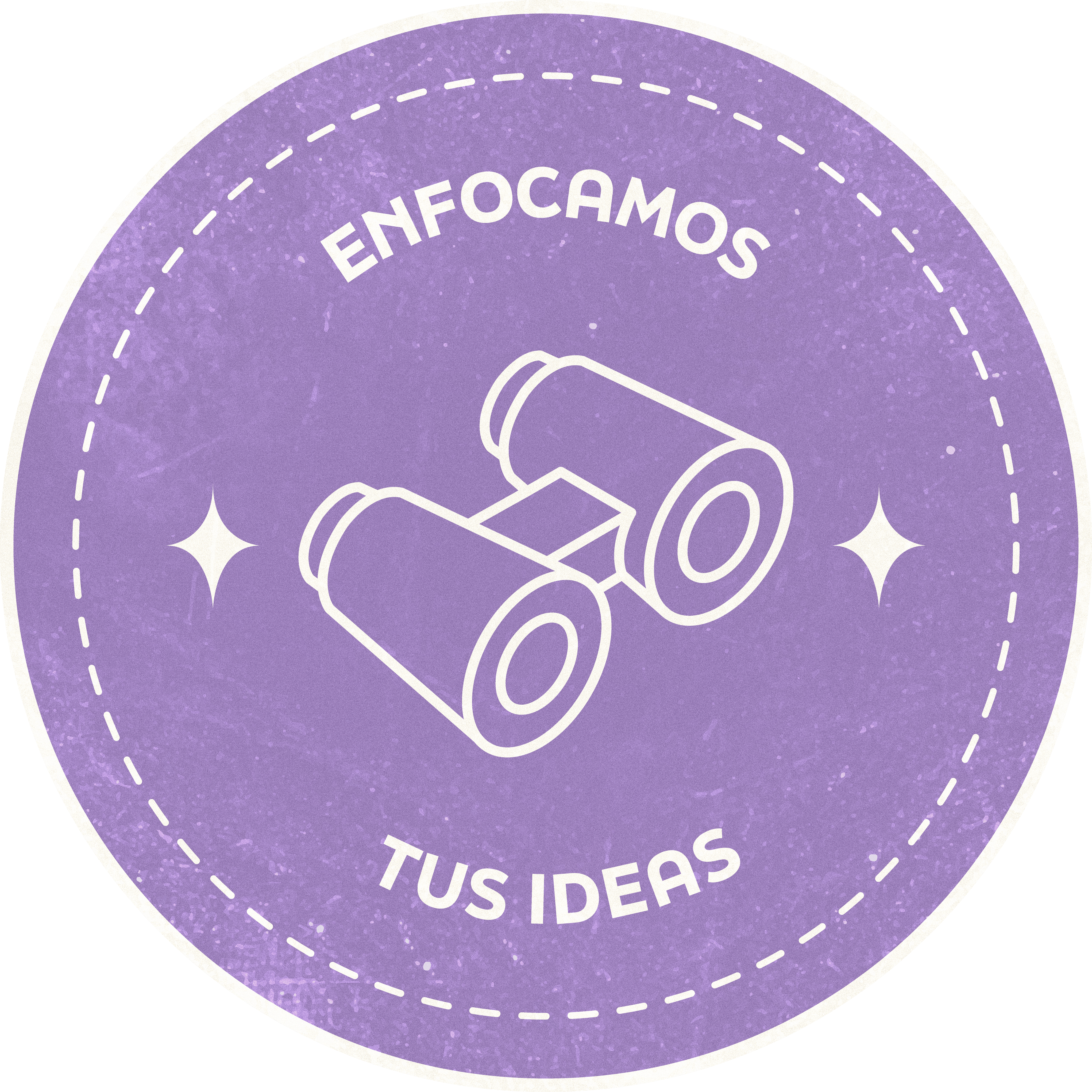 estampilla enfocamos tus ideas